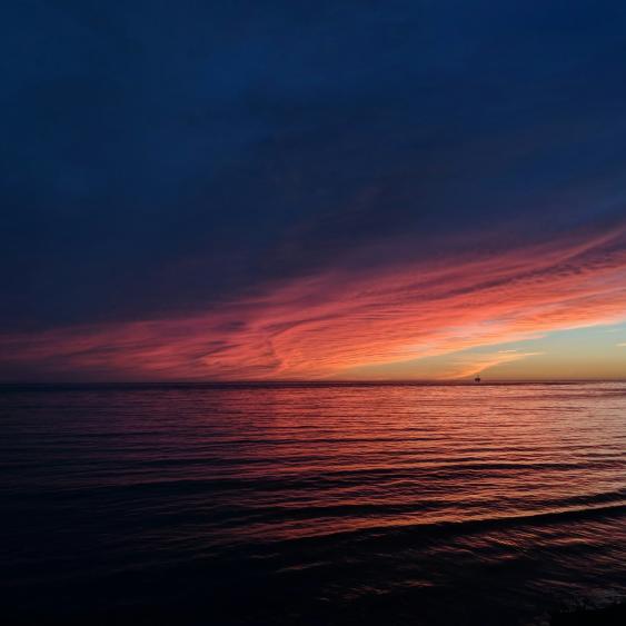Sunset at Sea